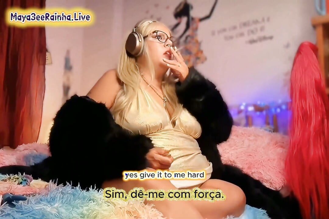 Ångande het JOI med brasiliansk MILF BBW gudinna i guld