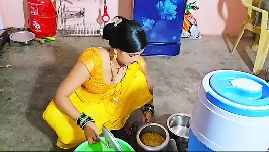 Stepmother has a rough threesome with her stepson fuck pleasure until she gives all her with full tits Desi milk Clear-