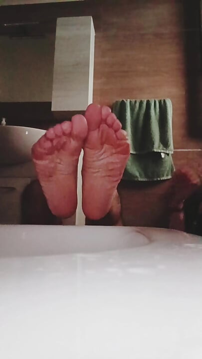 Kaki dicuci
