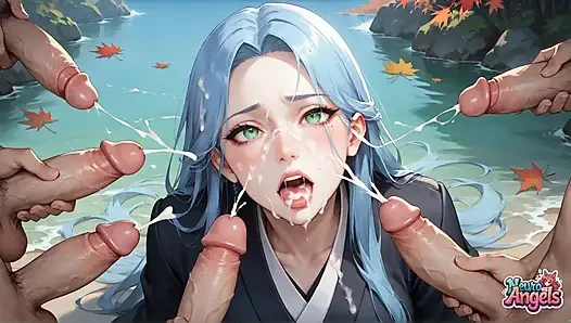 Autumn Sea Milk Spray Orgasme: Multi-penis Deluge