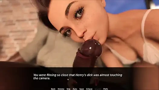 Wife Sucking Big Black Cock Infront Of Her Cuckold Husband
