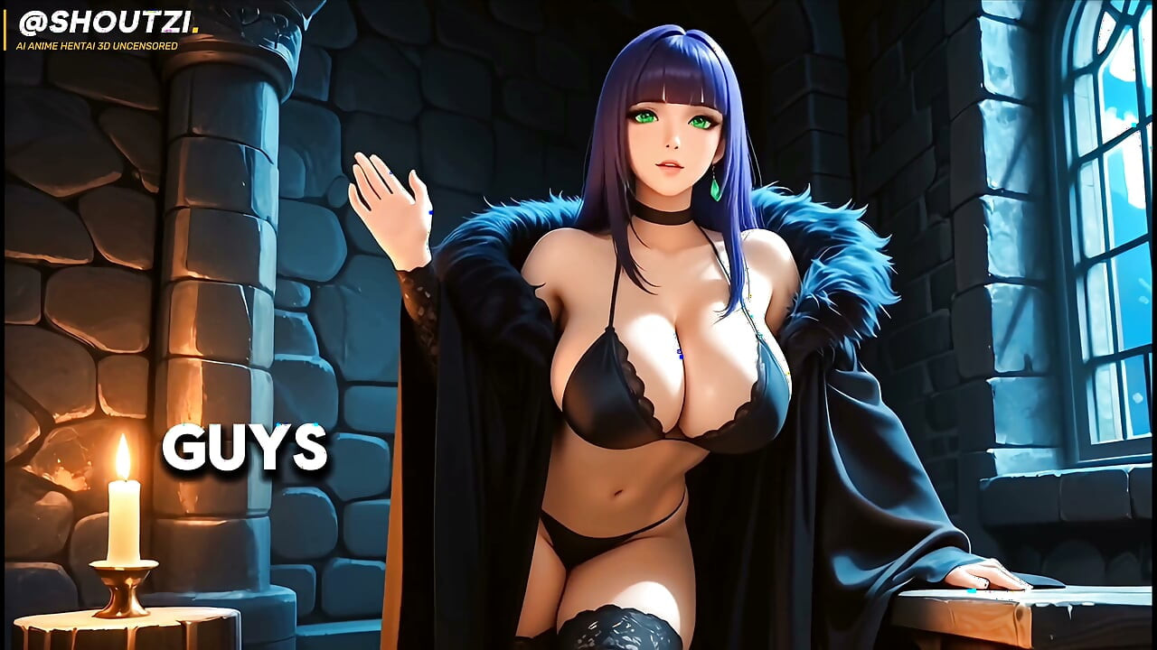 Hexa the Candlelit Witch Slut Harem Girl Blowjob Doggy Sex Tasty Facial 4k