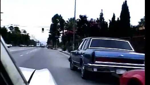 Asian Girl Hanaku Gives Dude Some Head on the Backseat of Moving Car