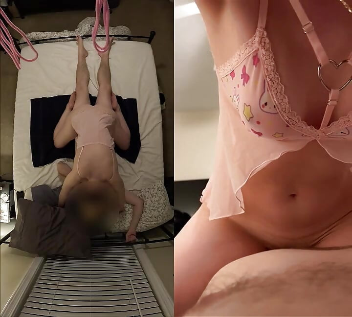 Crot di dalam memek cewek mungil (kamera langit-langit)