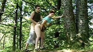 girlfriend fucked in the wood