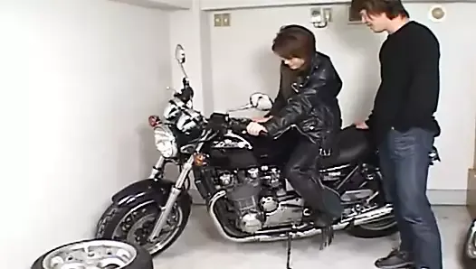 Japanese Biker Girl Creampie (Uncensored)