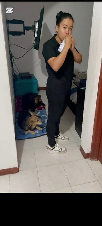 La cognata lo succhia molto bene