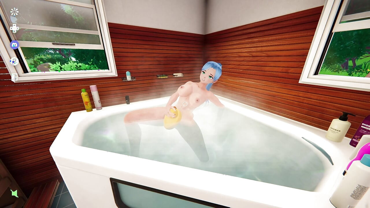 My Busty Hot Roommate Taking a Shower - My Bath Tub Companion - Gameplay