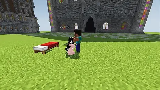 Beautiful girl dressed as a cow wants me to milk her and give her my milk