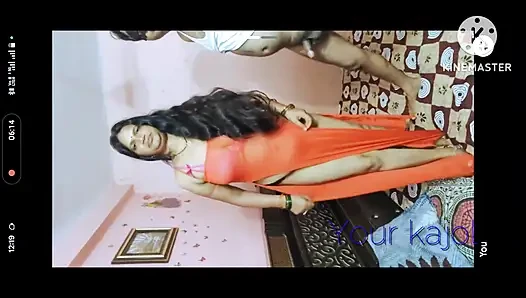 Gadrai Shali Ko Uske Pati Ke Samne Video Call Par Choda