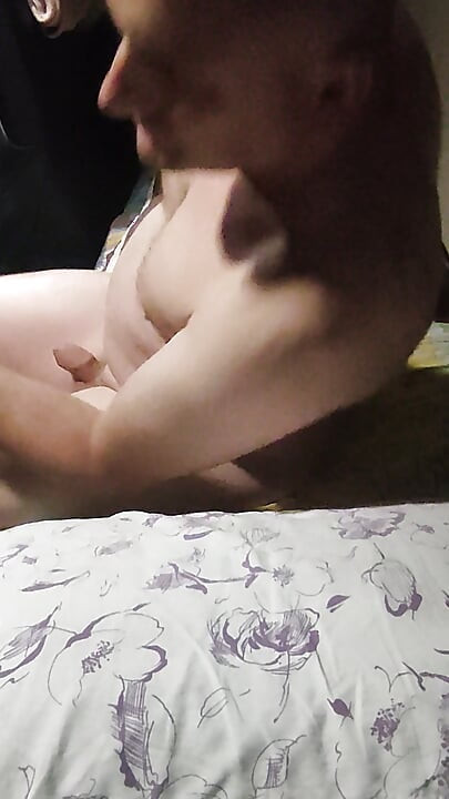 Fucking masturbation with fingering in the ass and cum cum