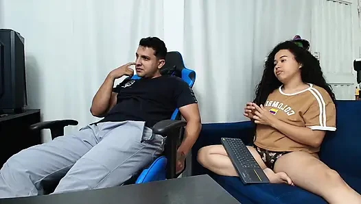 MY OFFICE MATE GETS HOT