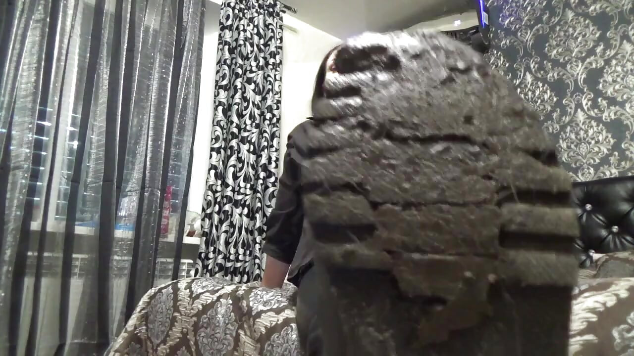 Lick my dirty riding boots bitch and cum