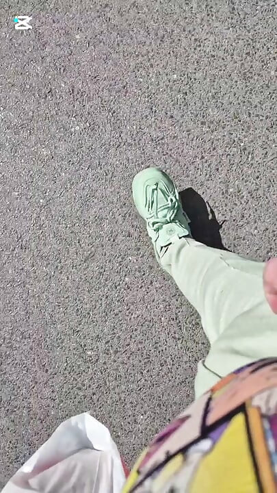 Juicy and thick Bulgarian dick shows off on the street and ends up smearing women's underwear with cum in a store
