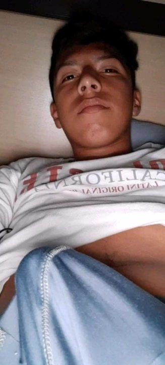 Young man with tasty cock