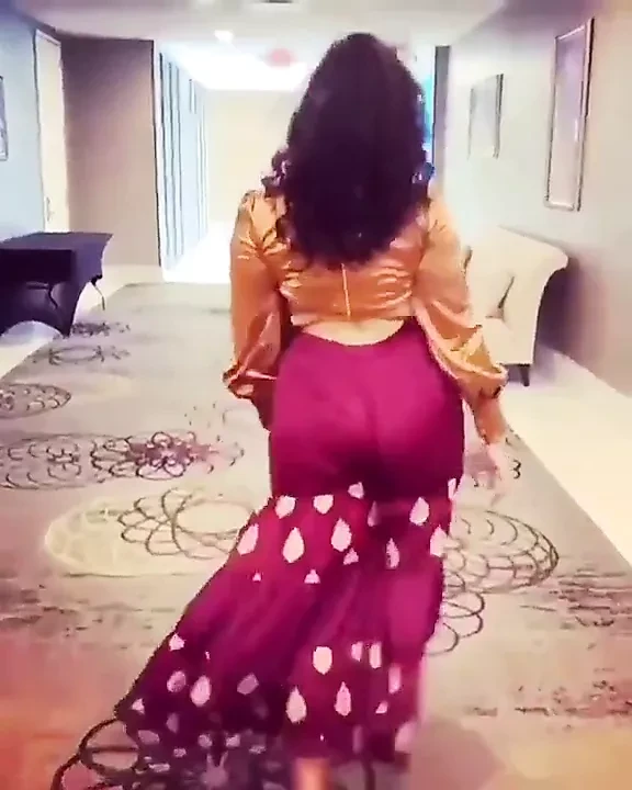 Big Ass Indian Wife Tease Walk
