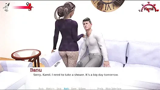 Life im nahen osten # 10 - Banu spielte mit sich selbst im bett