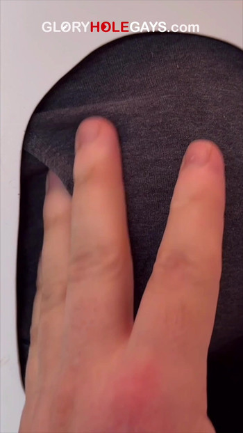 Straight Guy's First Time at the Gloryhole - Nervous, Hard, and Blows Like Crazy