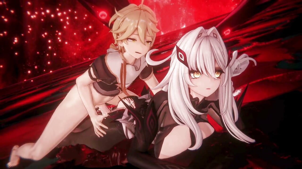 Genshin Impact - Ronova og Anastasya lidenskapelig sex - 3D Hentai-animasjoner