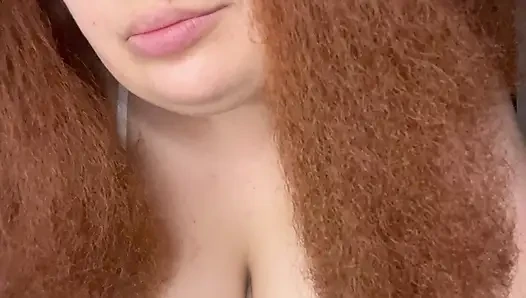 Your Busty Stepsister Doing Relaxing Gymnastics in Lingerie on the Floor with Bare Tits
