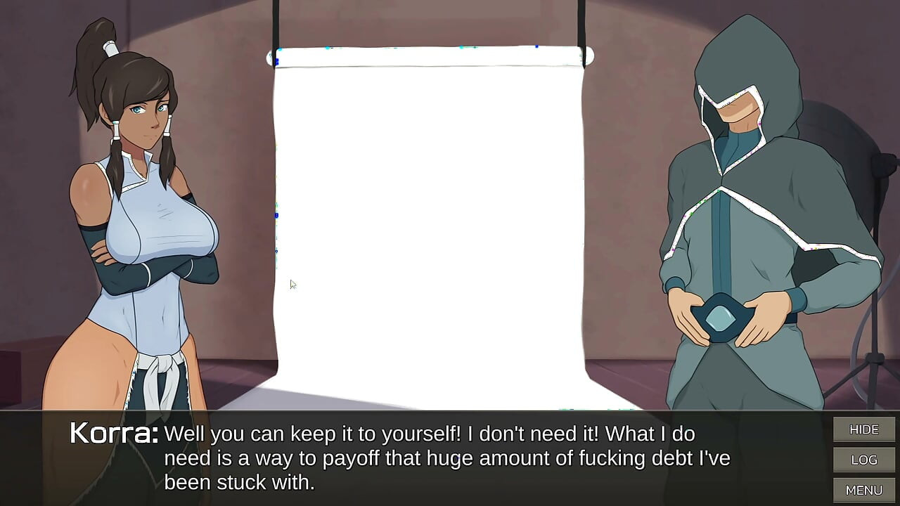 Korra's new Model job - Cummy Bender part 1