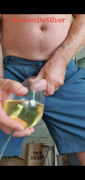 Master Ramon treats you to a champagne milk drink, get on your knees in thanks and get the last drop out of the glass!