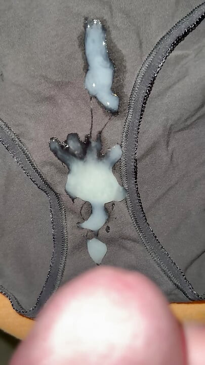 Cum on wife’s panties 39