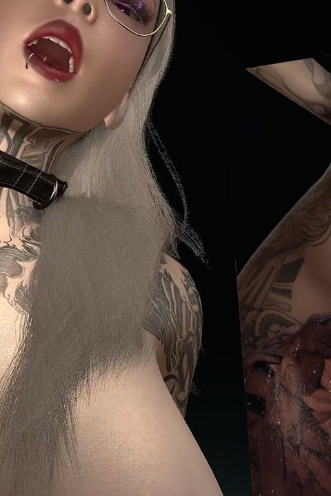 Anal Riding by Tattooed Slut