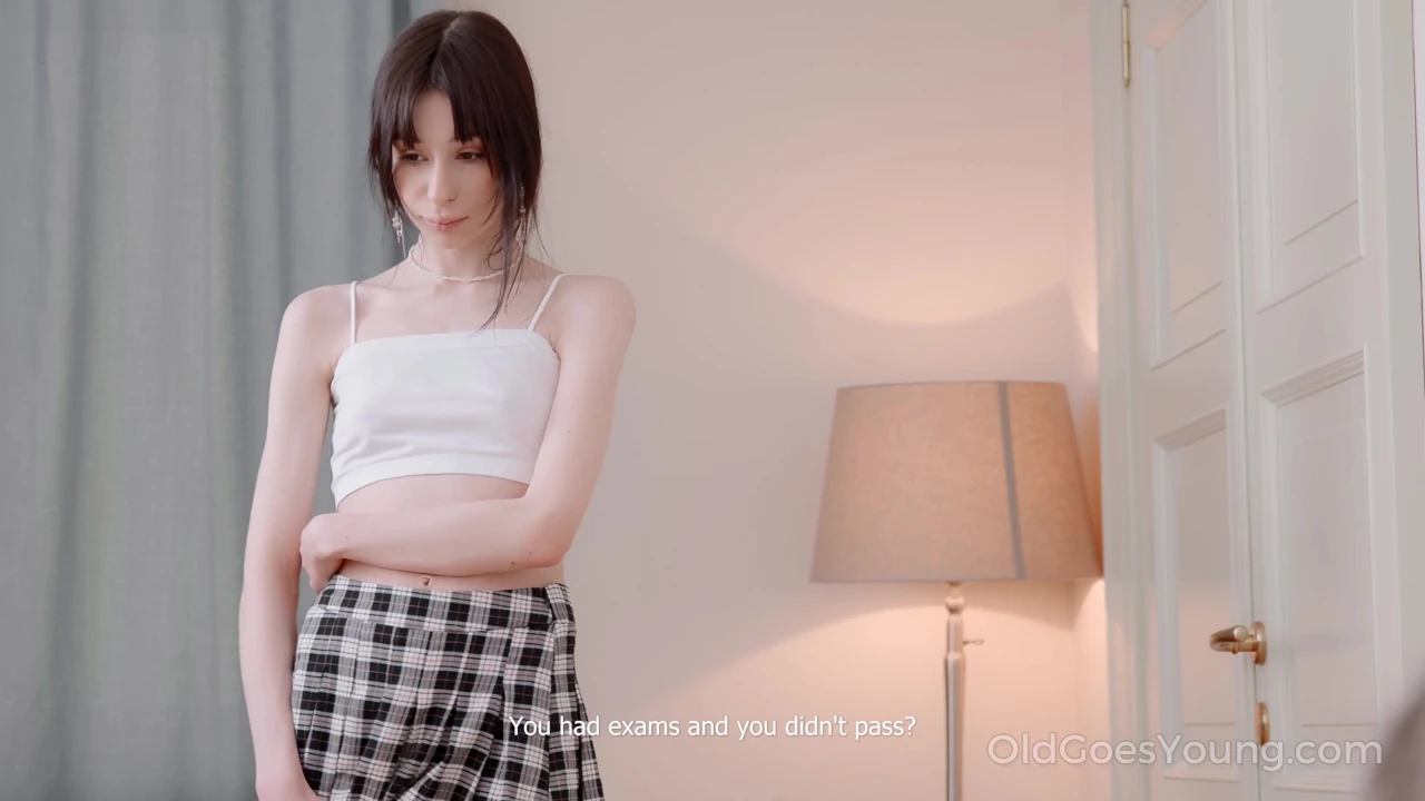 Stepdad Punishes His Petite Stepdaughter
