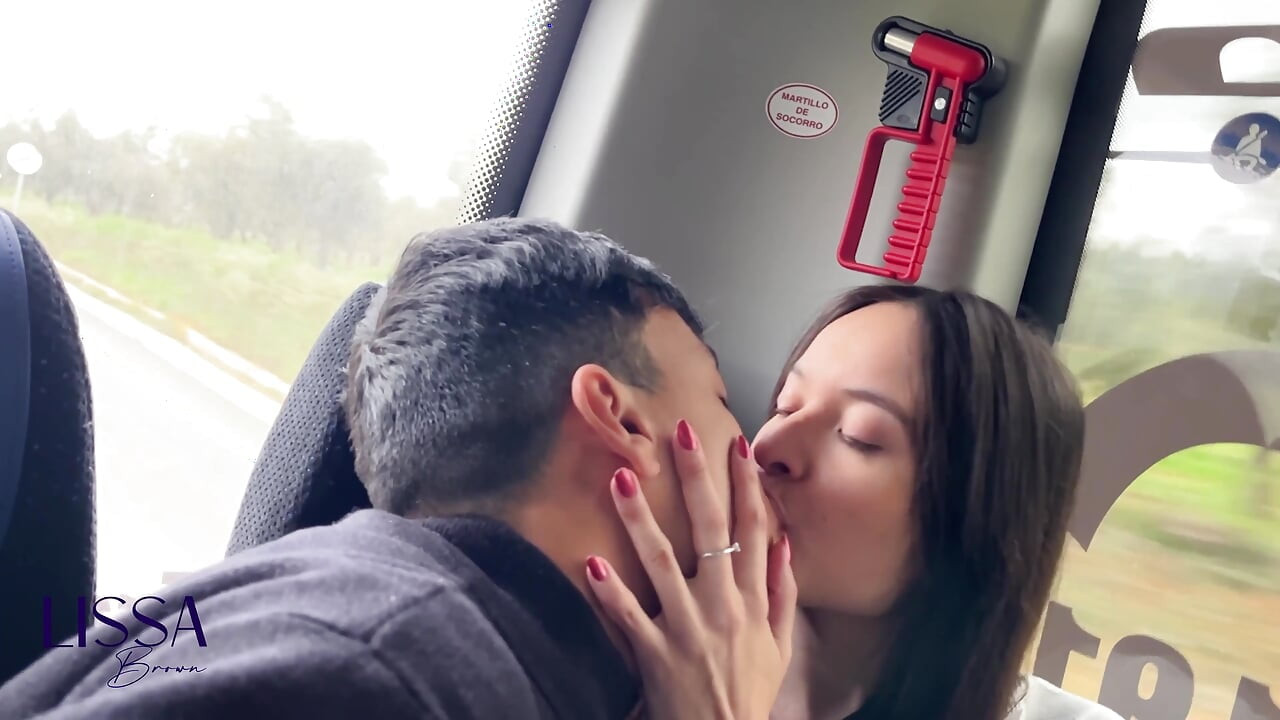 Couple Mess with Piss in Bus, Train and Public