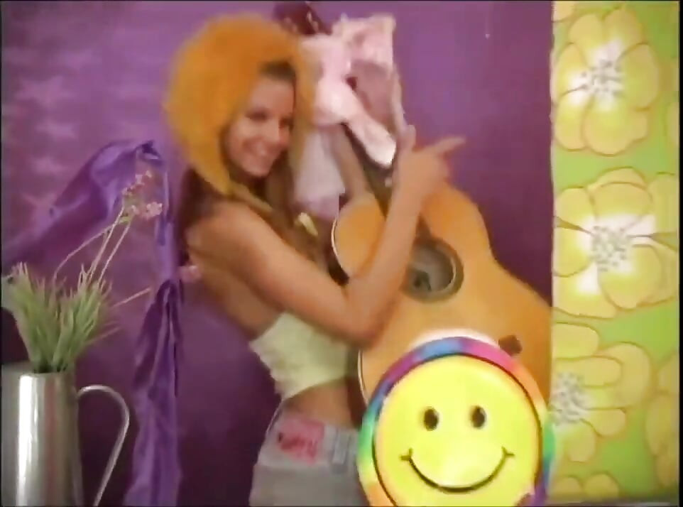 Two Wonderful Horny Teens with Nice Tits Masturbate Their Tight Pussy with Dildo
