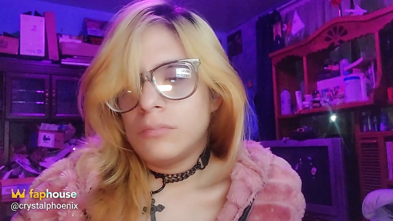 Sissy Wears a Sex Necklace at the Asmr Church