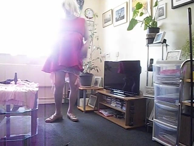 playing in my new dress