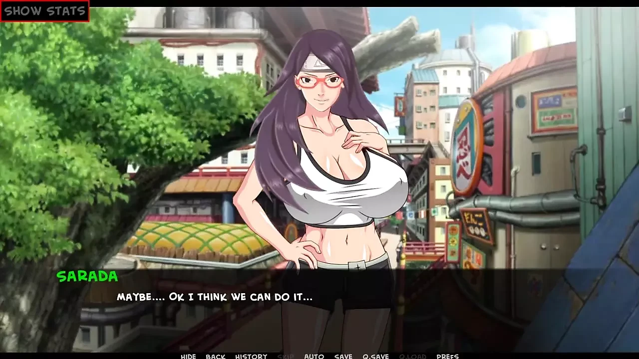 Sarada Entraînement v2.2, partie 2, des gros hommes pour de nombreuses femmes par Loveskysan69
