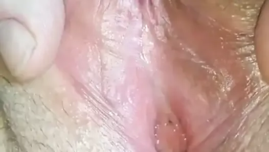 Horny wife so wet suck my dick
