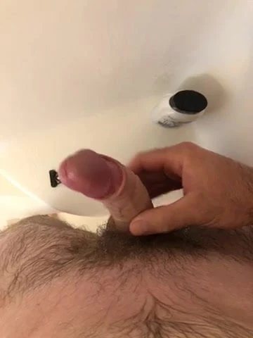 Cumming in the shower
