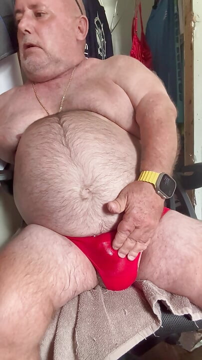 Mark Fletcher piss soaked panties, precum with lots of cum