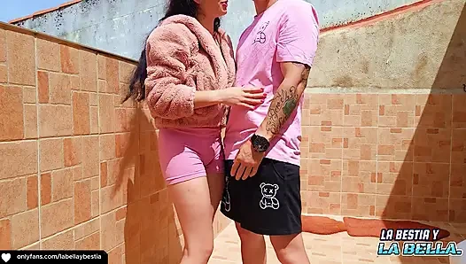 Selbstgedrehter sex nach dem fitnessstudio mit meiner stiefschwester