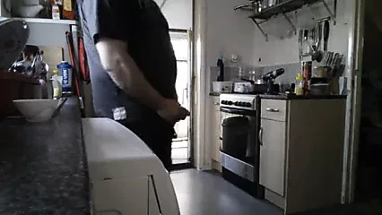 caught wanking