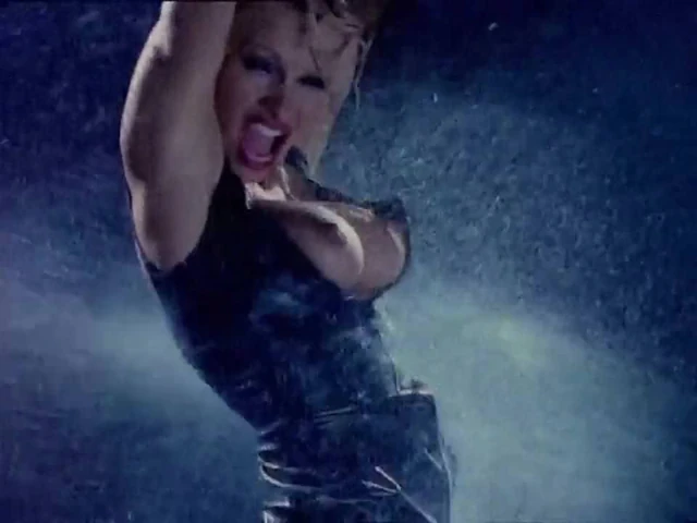 RAIN - beautiful blonde wet tits tease
