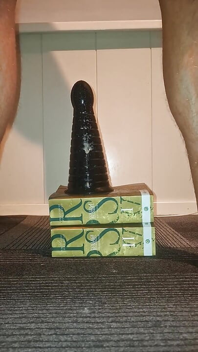 Hot Gay Twink Stretching His Ass and Takes Huge Anal Dildo's