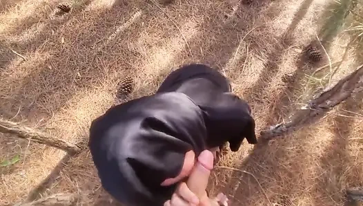 A Tourist Lost in the Woods Is Forced to Have Sex with a Witch to Avoid Being Cursed!!! Halloween