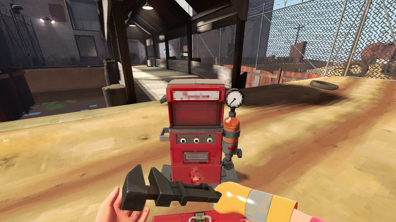 Team Fortress 2: Animated Fempyro Dispenser Screen