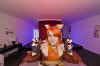 Vrcosplayx - gadis vampir maddie wren sebagai gadis pesaing marvel bisa jadi sangat sange