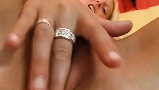 She Is a Blonde Teen From Germany Who Knows How to Play with Her Pussy