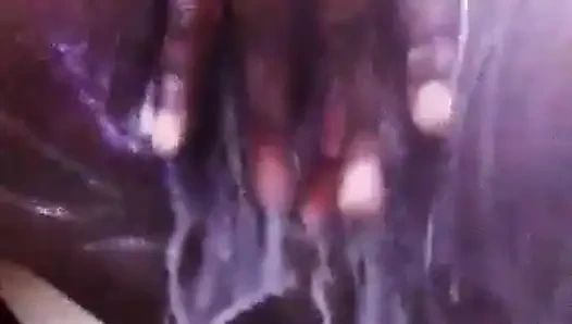 I lick my milk in my body