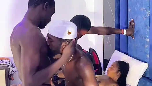 Bisexual hot 4some