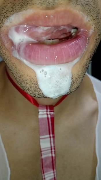 Epic moment from "Sloopy Deep Throat, Six Pack Big and Venozo, Submissive Penis"