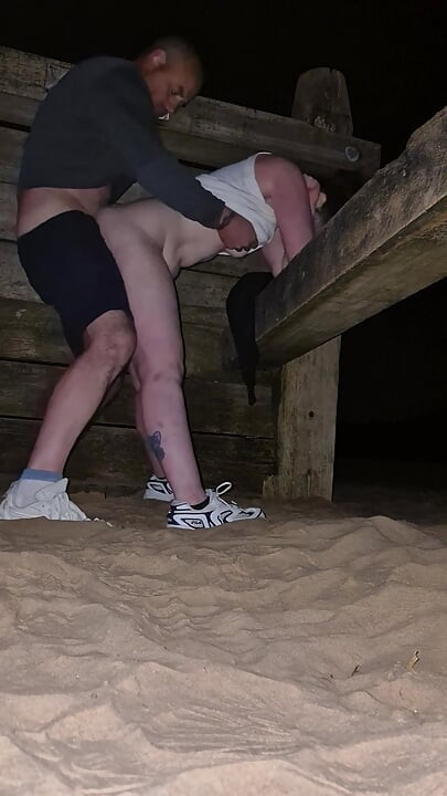 I Fucked Stepdaddy's Friend on a Late Night Beach Walk
