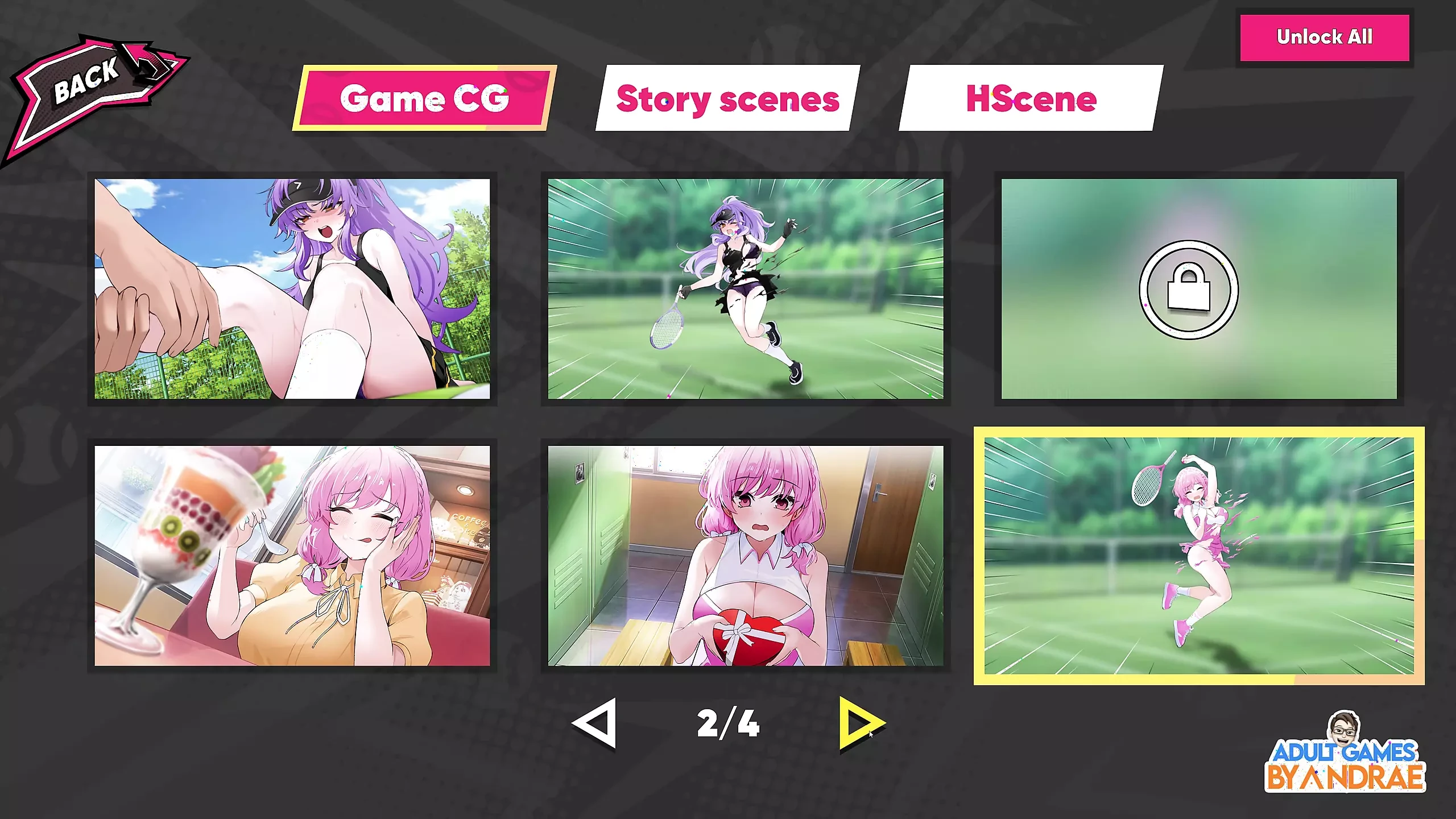 Ep15: Scene Hentai cu Kim, Bridget și Sania - Academia Love Saga: Fosta Iubitoare de Tenis
